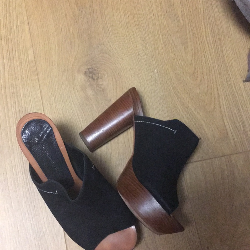 10 Crosby Derek Lam platform mules size 6